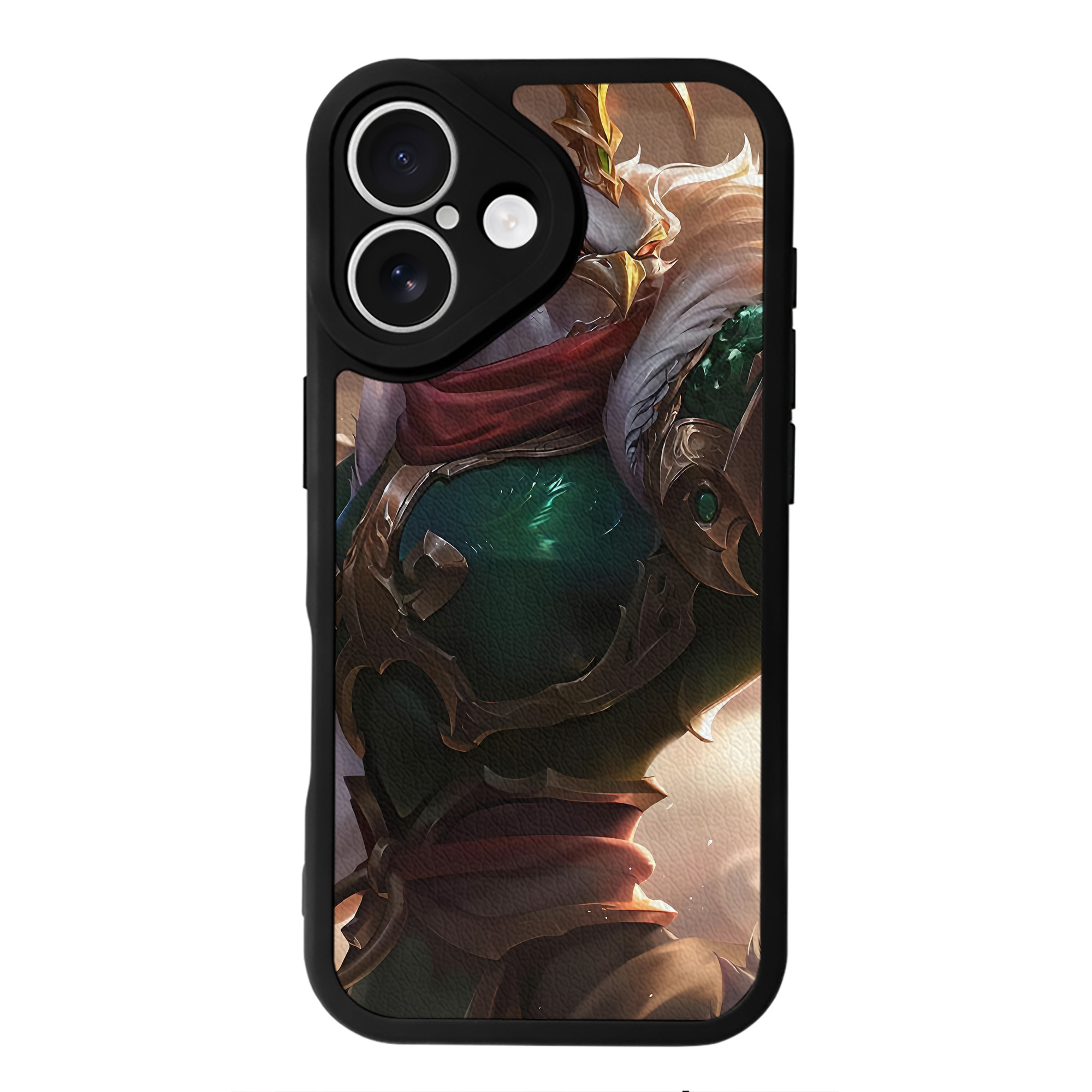 リーグ・オブ・レジェンド League of Legends LOL 【iPhone 16シリーズ対応】シリコンスマホケース（レザー調） 材質：シリコン